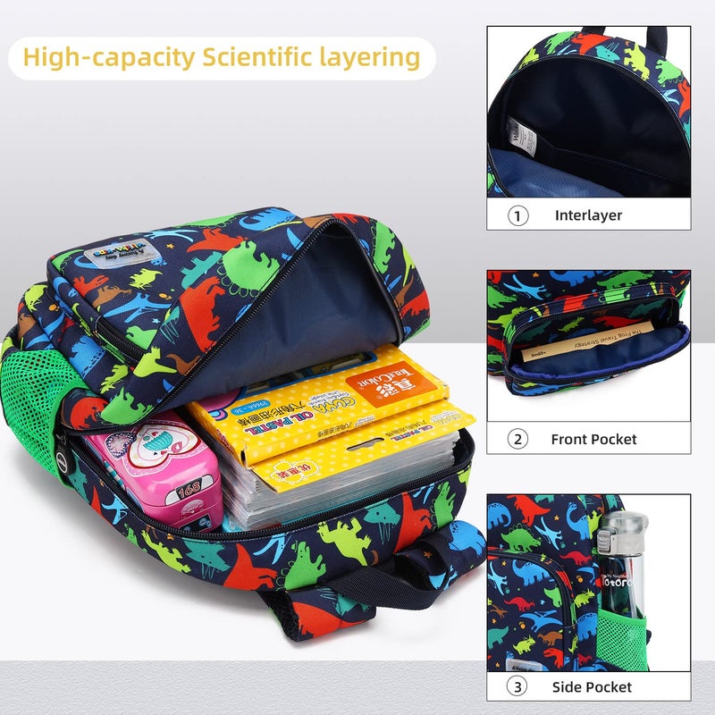 willikiva 3D Dinosaur Backpack Toddler Backpacks for Boys and Girls Kids Backpack Waterproof Preschool Safety Harness Leash (Mechanical Dinosaur) - Image 4